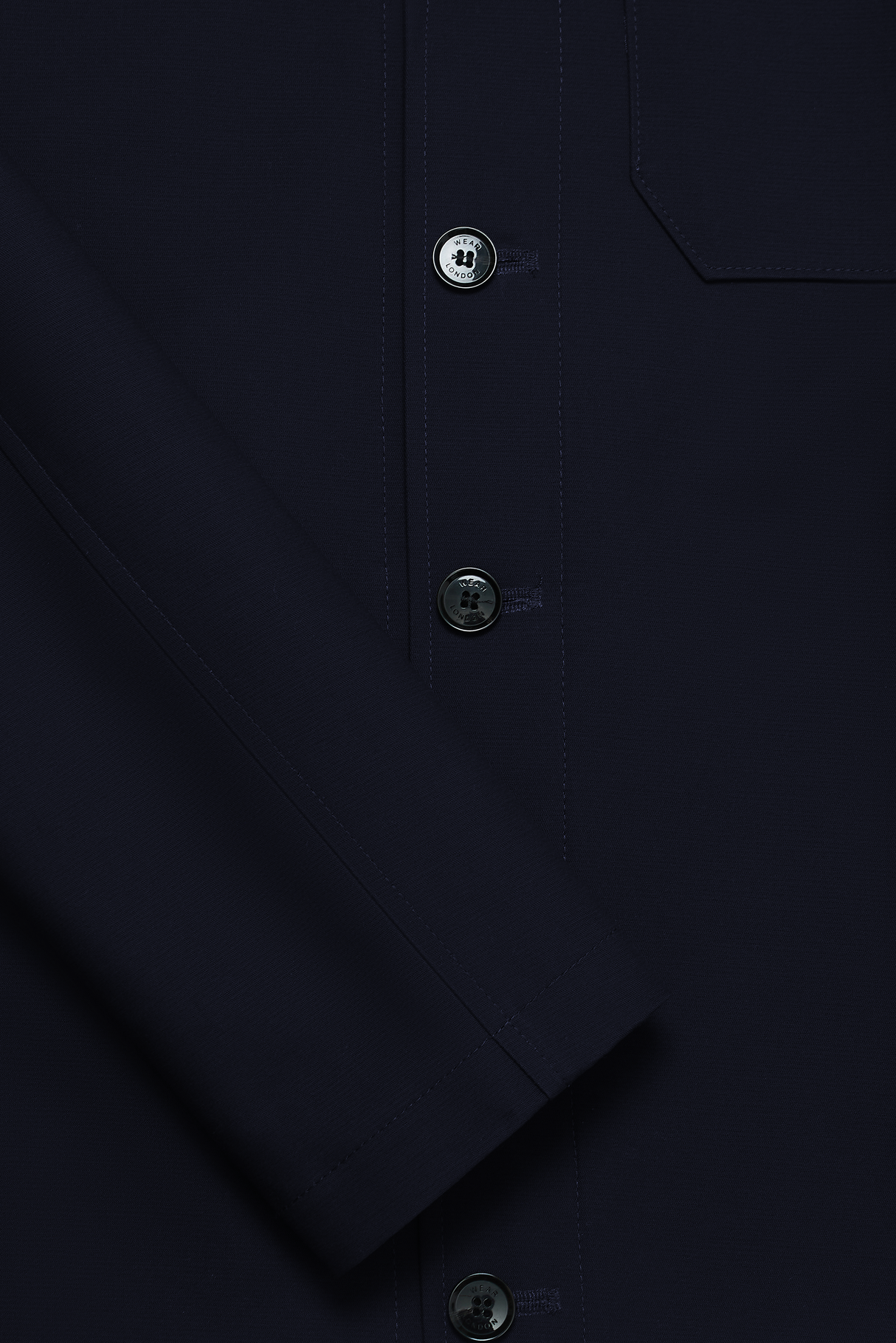 Aldgate Unlined Shacket - Navy Dx