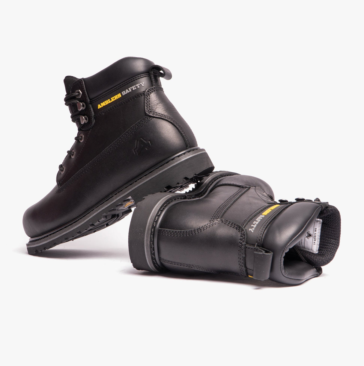 Amblers Safety FS9 Unisex Leather Safety Boots Black