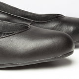 Amblers Safety FS96 Womens Leather Safety Court Shoes Black