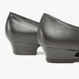 Amblers Safety FS96 Womens Leather Safety Court Shoes Black