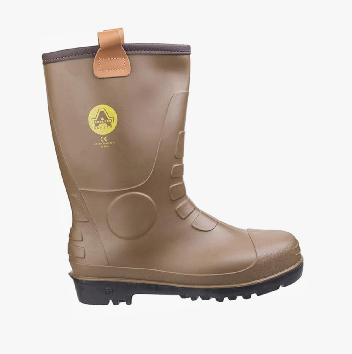 Amblers Safety FS95 Unisex Rigger Safety Boots Wellingtons Tan