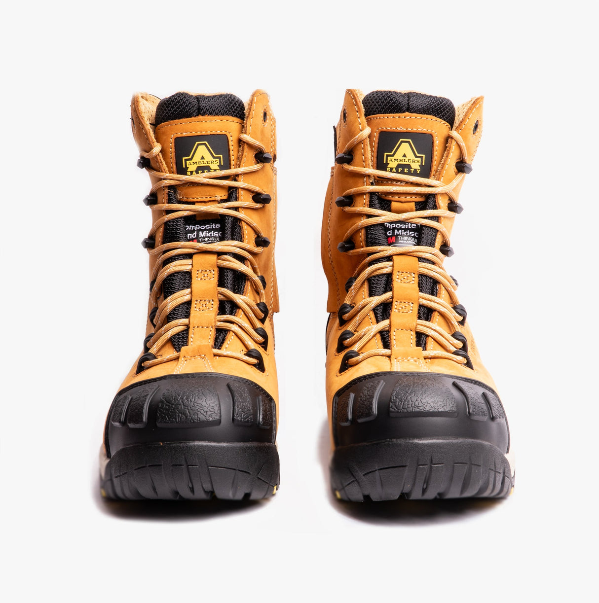 Amblers Safety FS998 Mens Leather Safety Boots Honey