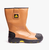 Amblers Safety FS143 Mens Leather Rigger Safety Boots Tan
