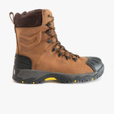 Amblers Safety PILLAR Mens Leather Waterproof Safety Boots Brown