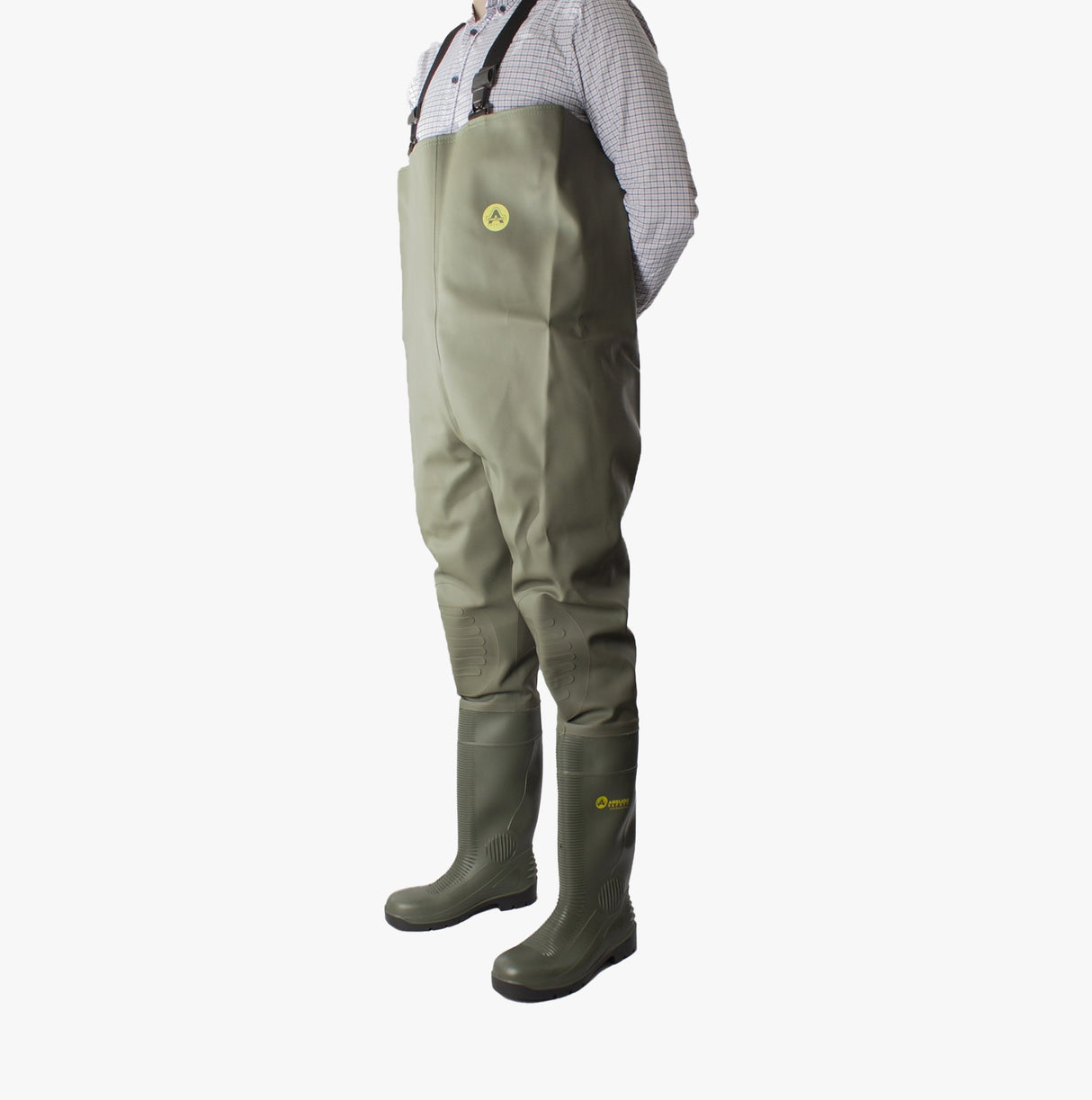 Amblers Safety TYNE Unisex Safety Waders Green