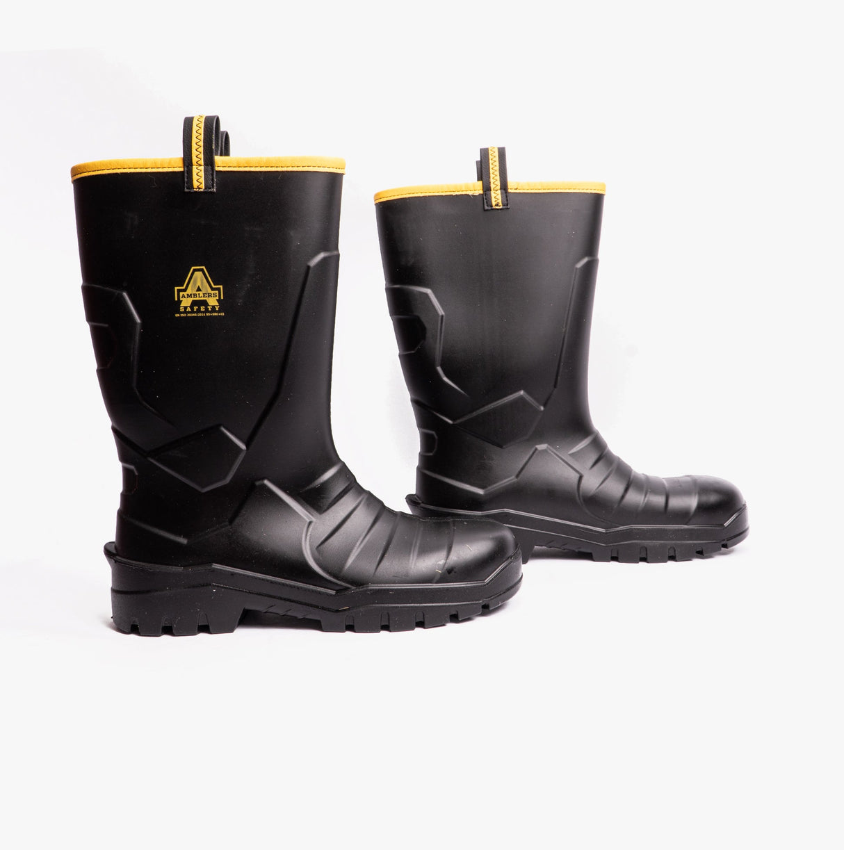 Amblers Safety AS1008 Unisex Safety Wellington Boots Black