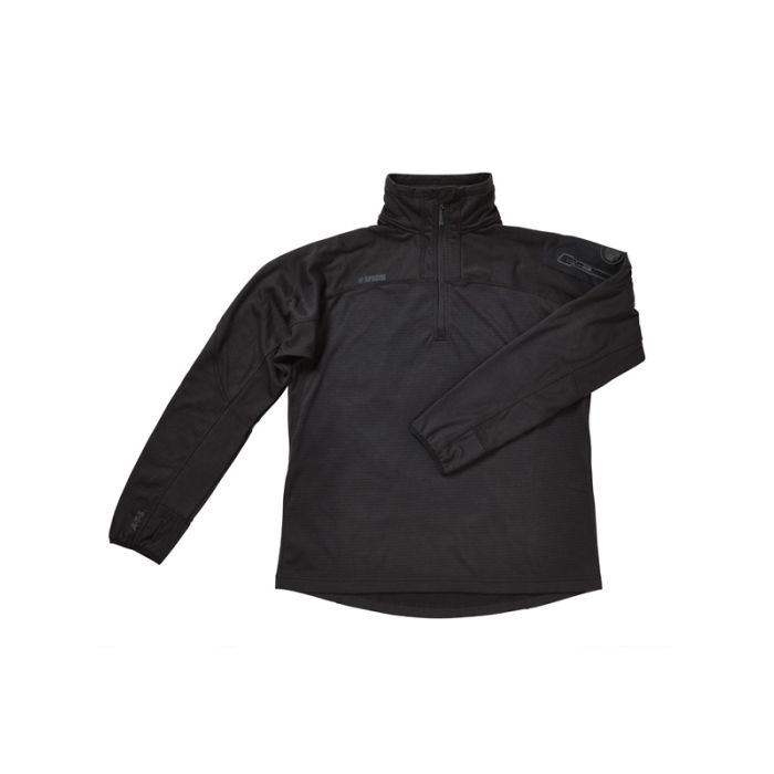 Apache ATS TECH Mens Quarter-Zip Fleece Black