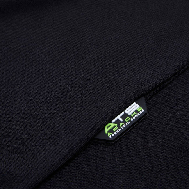 Apache LANGLEY Mens Polo Shirt Black Grey