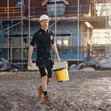 Apache LANGLEY Mens Polo Shirt Black Grey