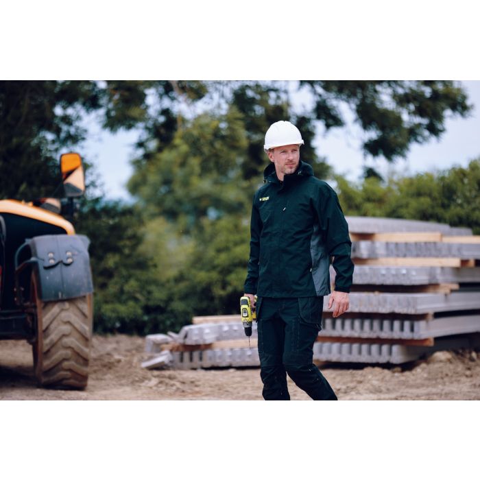 Apache WELLAND Mens Work Jacket Black Charcoal