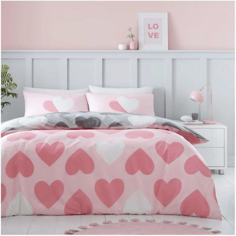 BED205 HEARTS - SINGLE