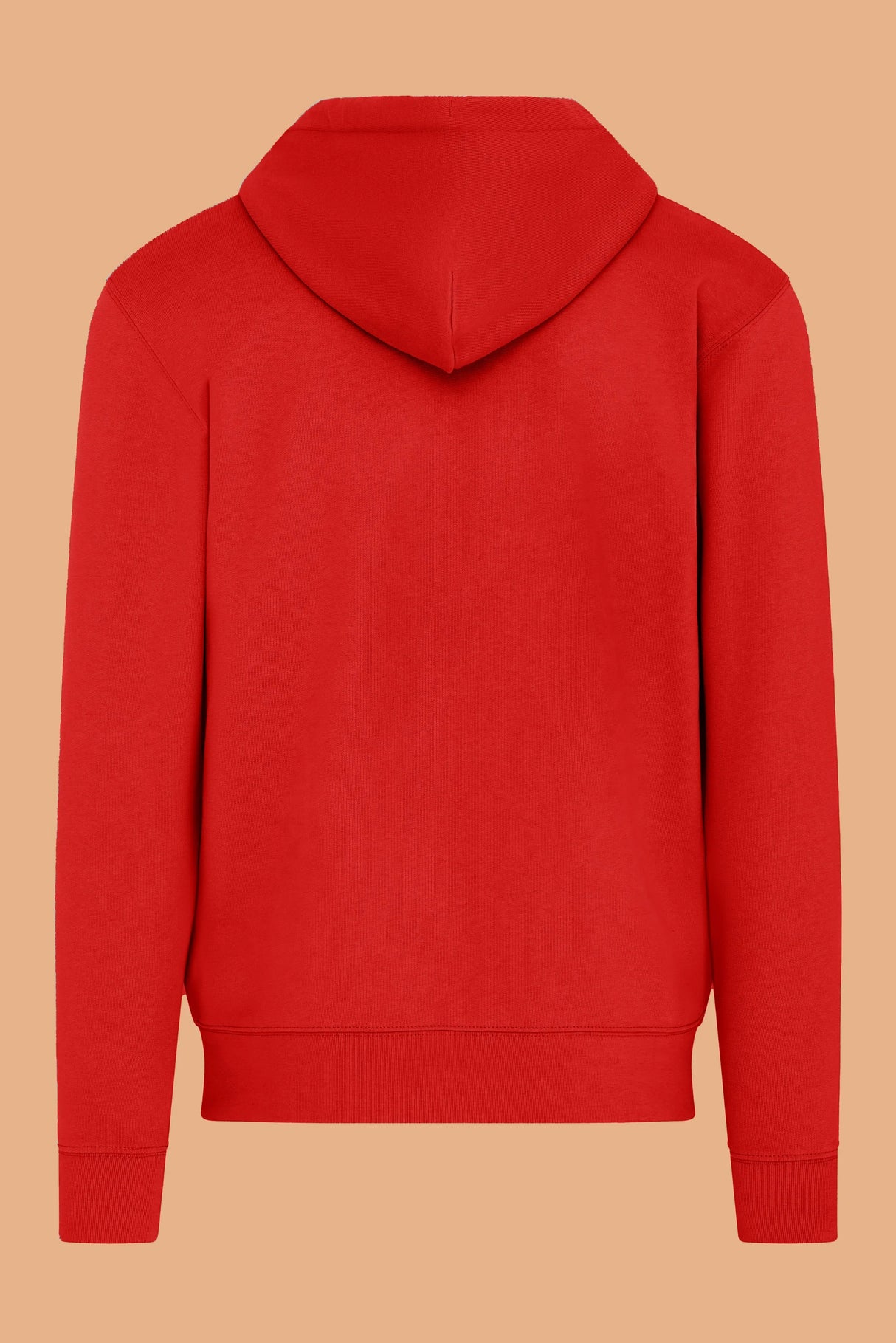 Embroidered P Zip-Up Hoodie