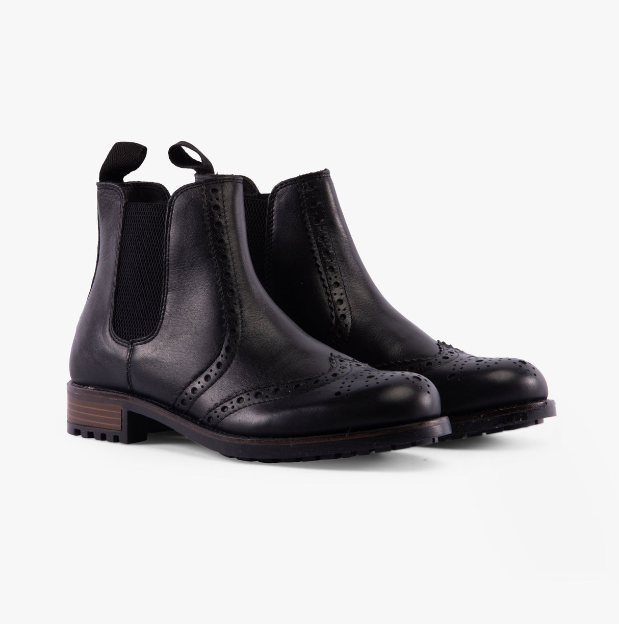Band Wagon ELGIN Mens Chelsea Boots Black