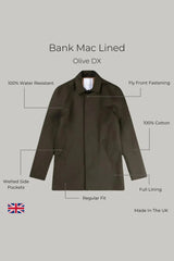 Bank Short Mac Lined -  Olive Dx