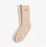 Barbour CABLE KNIT LOUNGE Socks Womens Socks Oatmeal