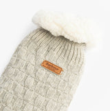 Barbour CABLE KNIT LOUNGE Socks Womens Light Grey Marl