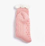Barbour CABLE KNIT LOUNGE Socks Womens Socks Dusty Pink