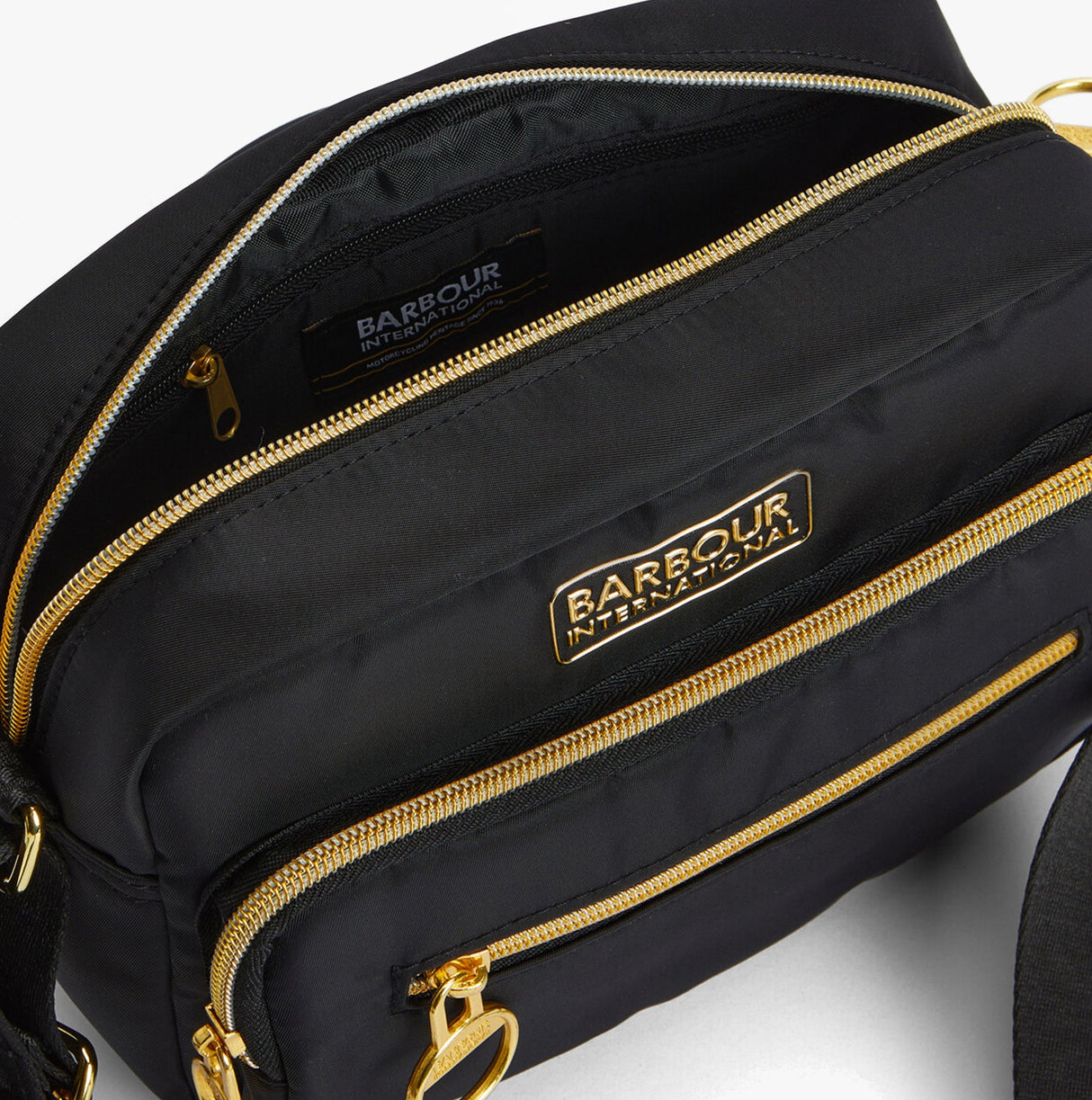 Barbour B.INTL QUALIFY Womens Crossbody Bag Black