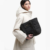 Barbour MONACO QUILT Tote Bag Womens Black