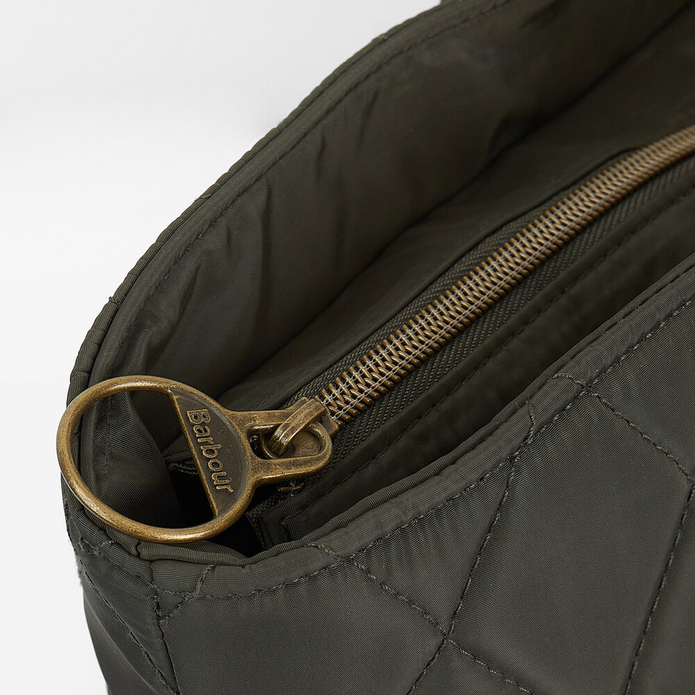Barbour QUILTED Womens Tote Bag Olive