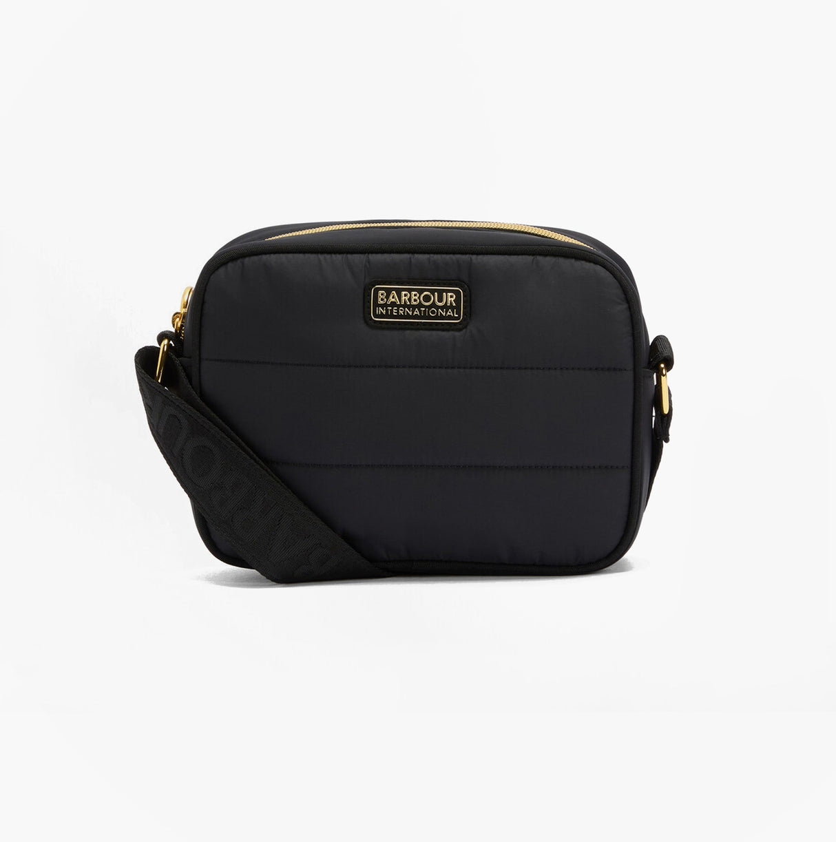 Barbour MONACO QUILT Womens Crossbody Bag Black