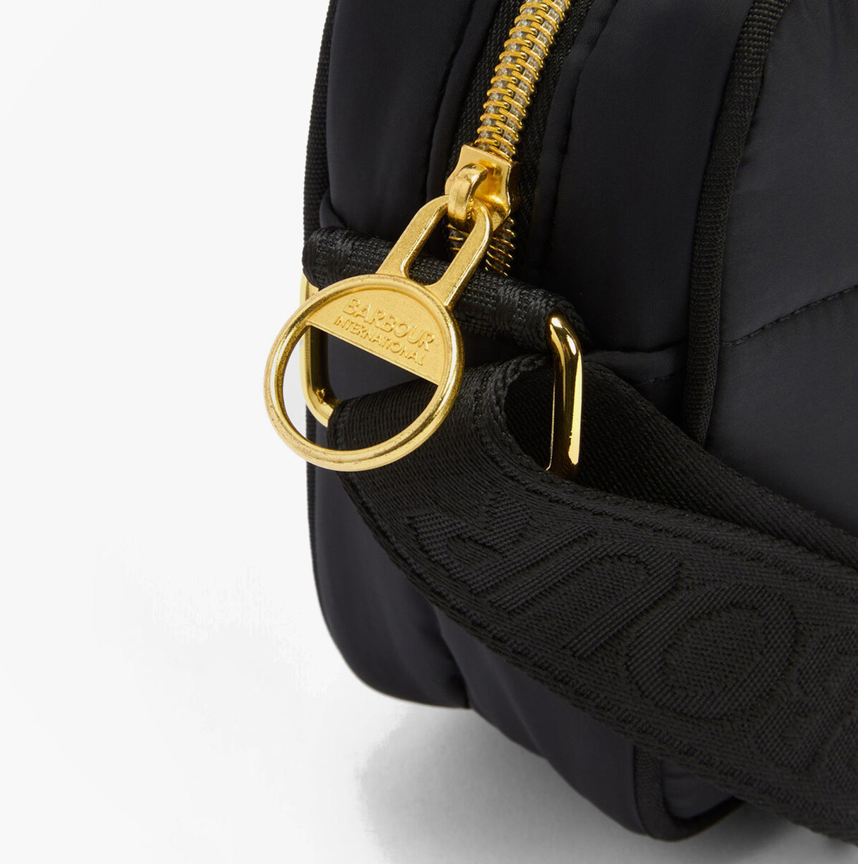 Barbour MONACO QUILT Womens Crossbody Bag Black