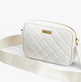 Barbour B.INTL QUILTED SLOANE Womens Crossbody Bag Gloss Silver Birch