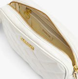 Barbour B.INTL QUILTED SLOANE Womens Crossbody Bag Gloss Silver Birch