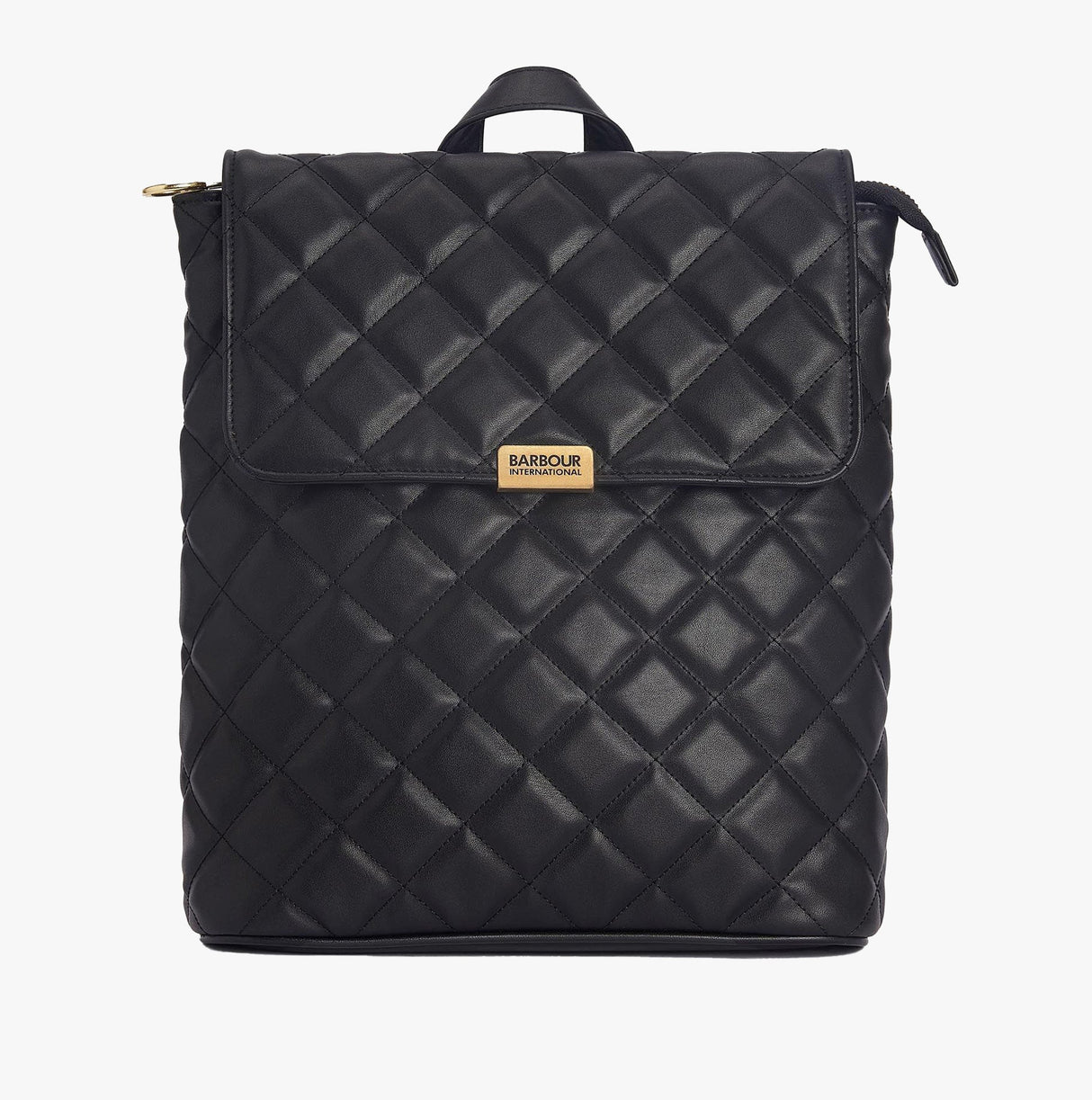 Barbour QUILTED HOXTON Womens Backpack Black