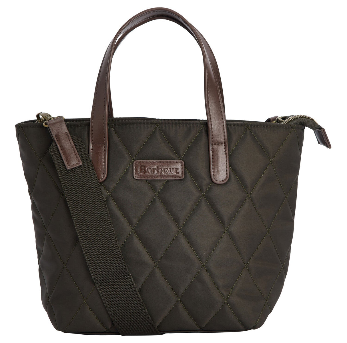 Barbour QUILTED MINI Womens Tote Bag Olive