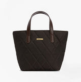 Barbour MINI QUILTED Womens Tote Bag Olive