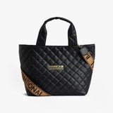 Barbour B.INTL BATTERSEA QUILTED Womens Mini Tote Bag Black