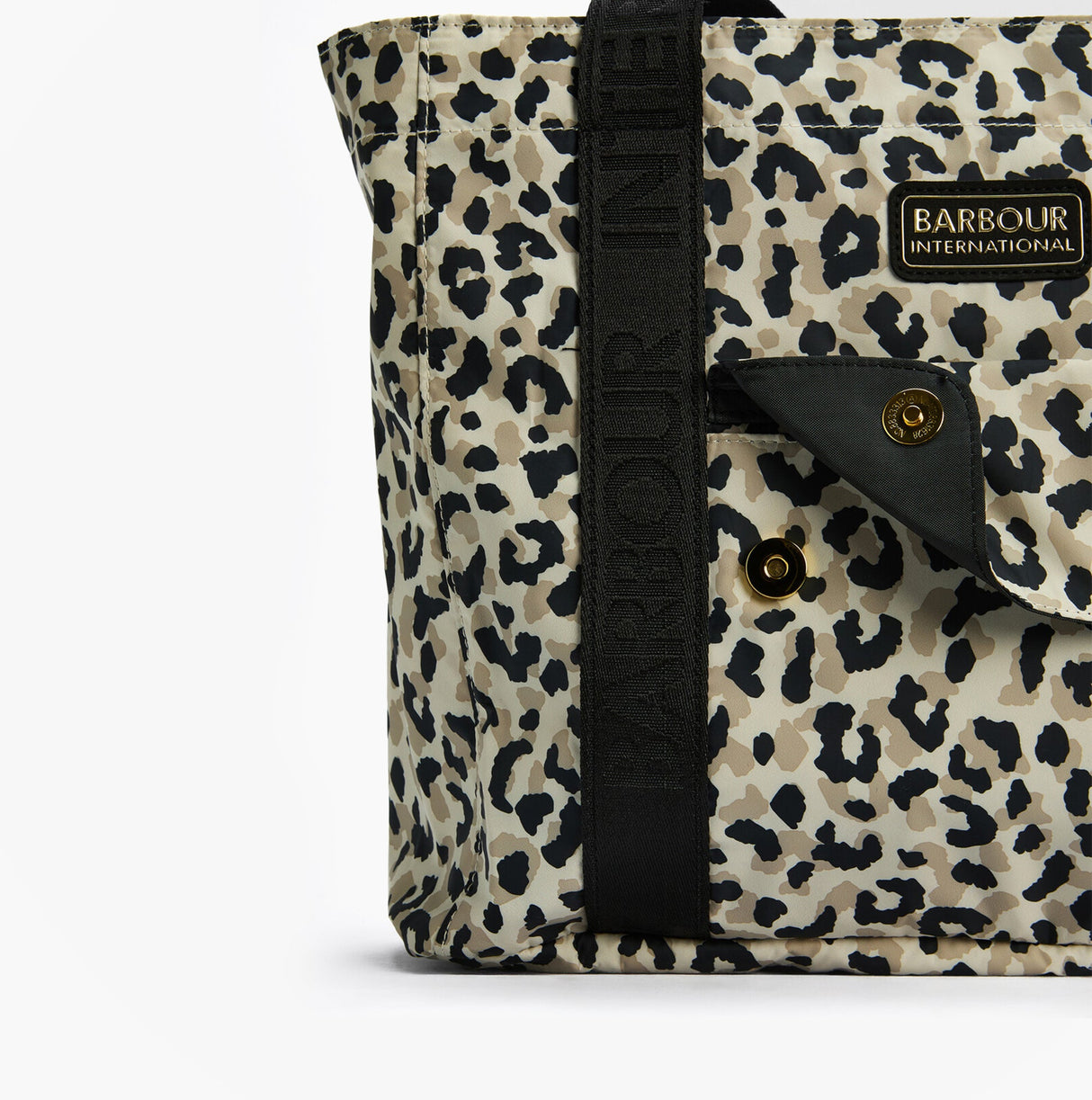 Barbour BOULEVARD Tote Bag Womens Jasmine Leopard