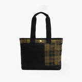 Barbour MYA PATCHWORK Tote Bag Womens Tote Bag Black/Olive Check