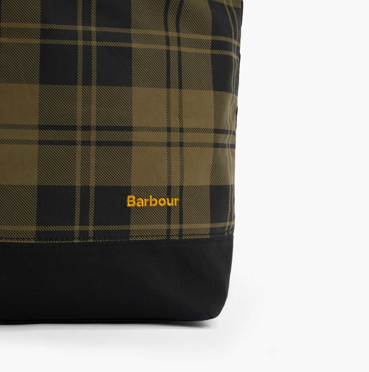 Barbour MYA PATCHWORK Tote Bag Womens Tote Bag Black/Olive Check