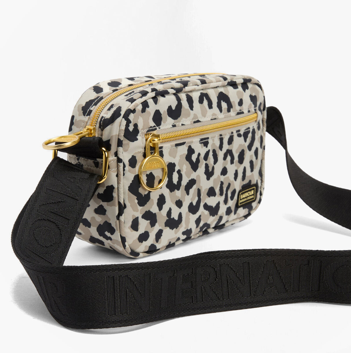 Barbour BOULEVARD MICRO Crossbody Bag Womens Jasmine Leopard