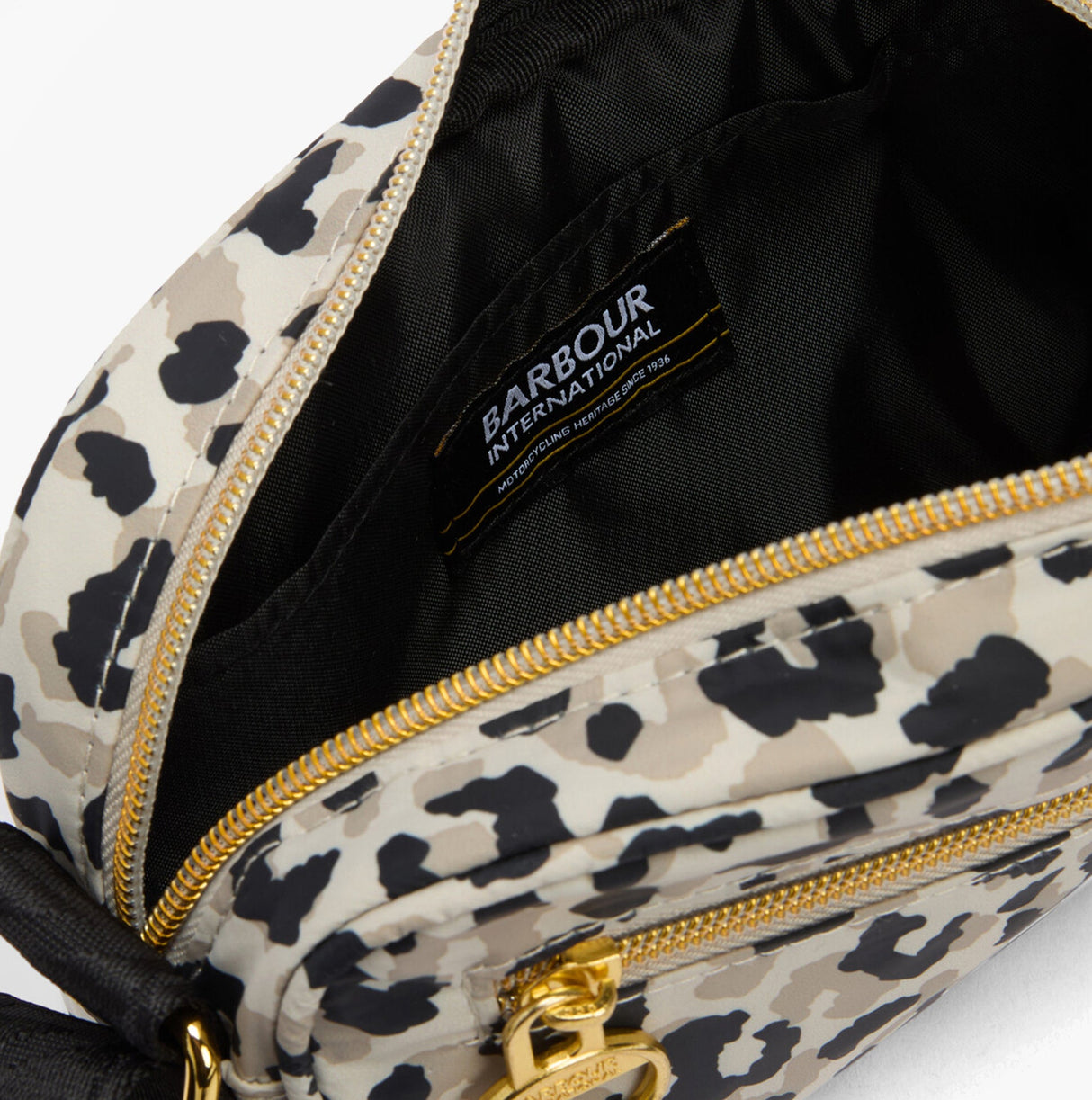 Barbour BOULEVARD MICRO Crossbody Bag Womens Jasmine Leopard