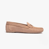 Barbour ASTRID Womens Buckle Loafers Beige