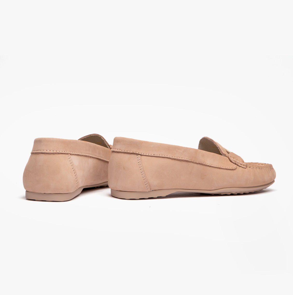 Barbour ASTRID Womens Buckle Loafers Beige