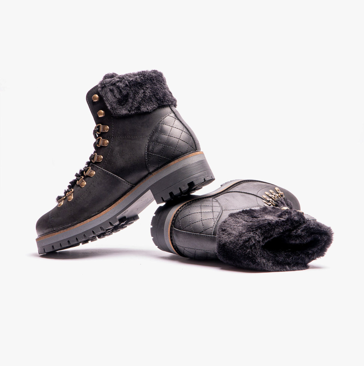 Barbour HOLLY Womens Hiker Boots Black