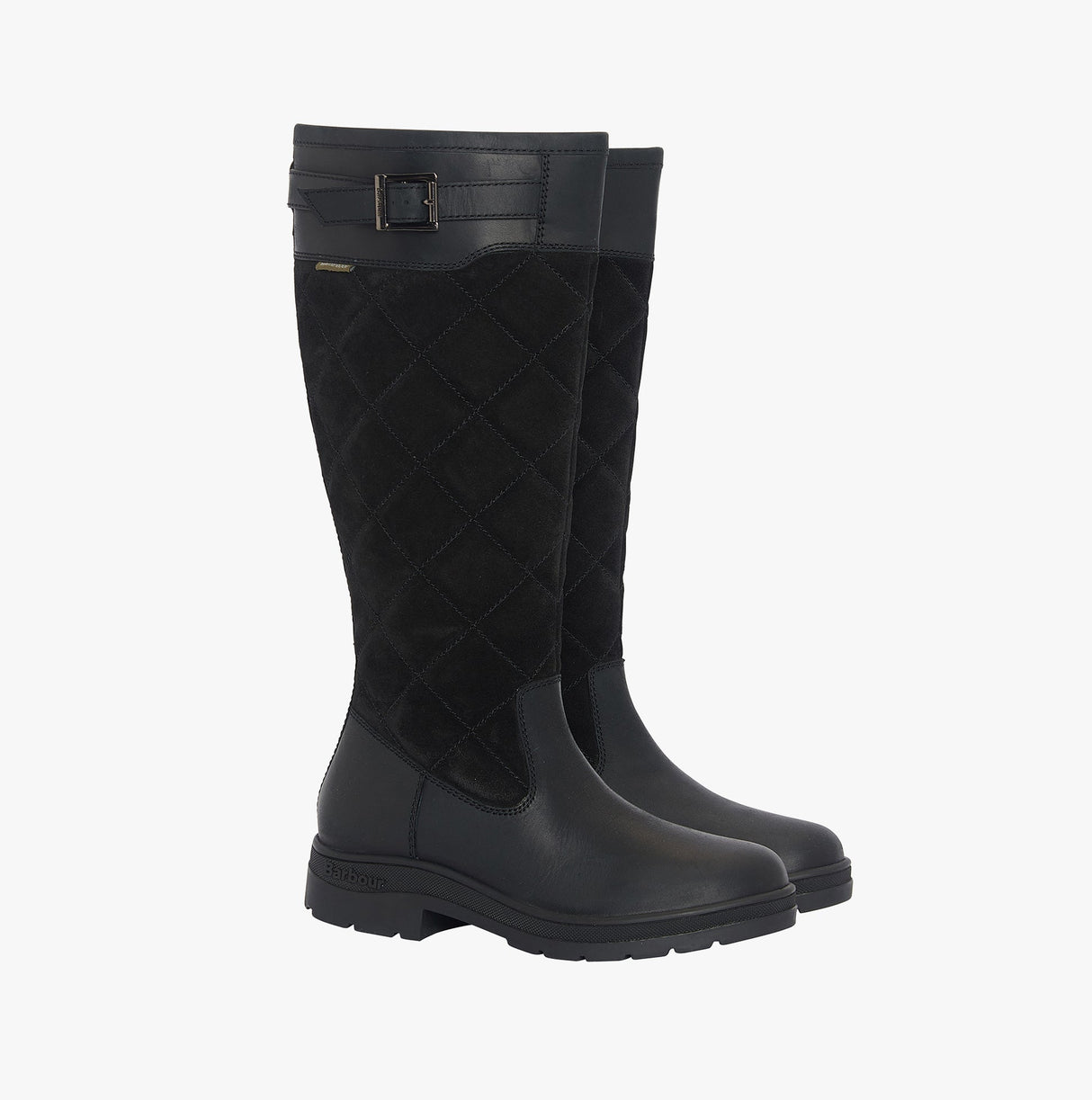 Barbour OAK Womens Waterproof Tall Boots Black