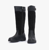 Barbour OAK Womens Waterproof Tall Boots Black