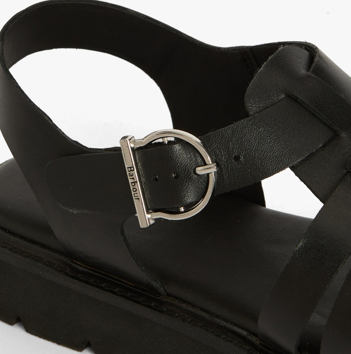 Barbour OTTERBURN Womens Fisherman Sandals Black