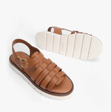 Barbour OTTERBURN Womens Fisherman Sandals Tan