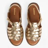 Barbour OTTERBURN Womens Fisherman Sandals Gold