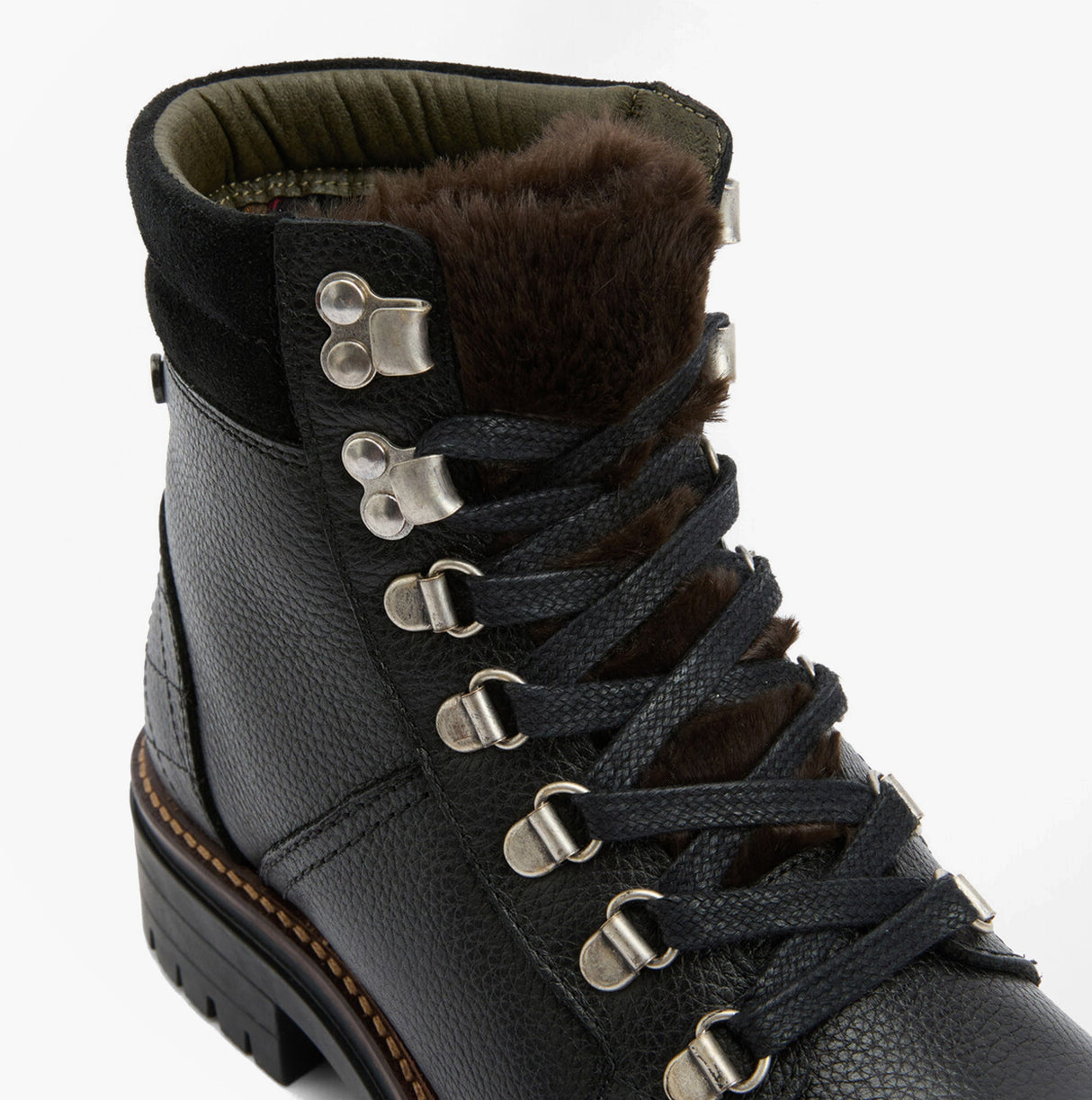 Barbour BAMBURGH Womens Hiker Boots Black