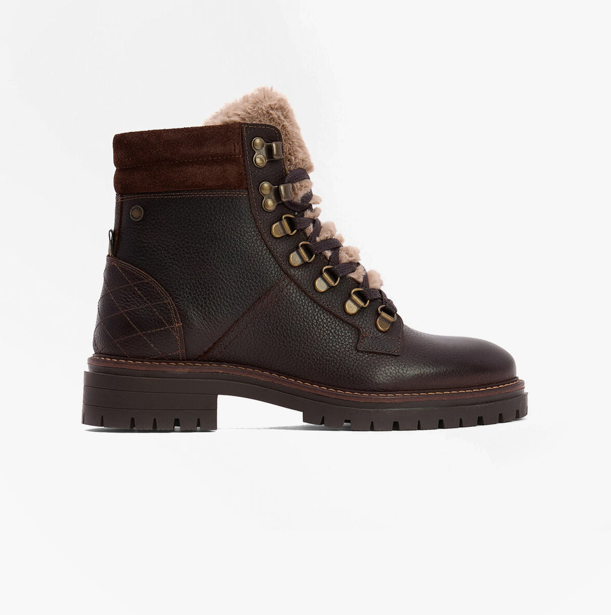 Barbour BAMBURGH Womens Hiker Boots Brown