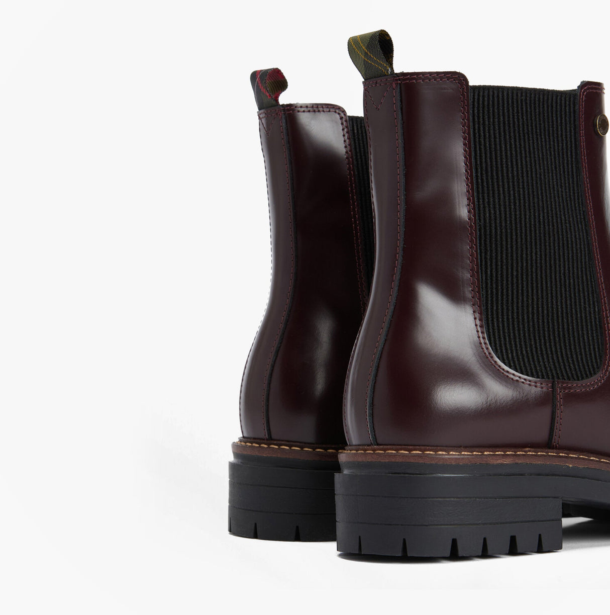 Barbour MARLA Womens Chelsea Boots Cherry Glace