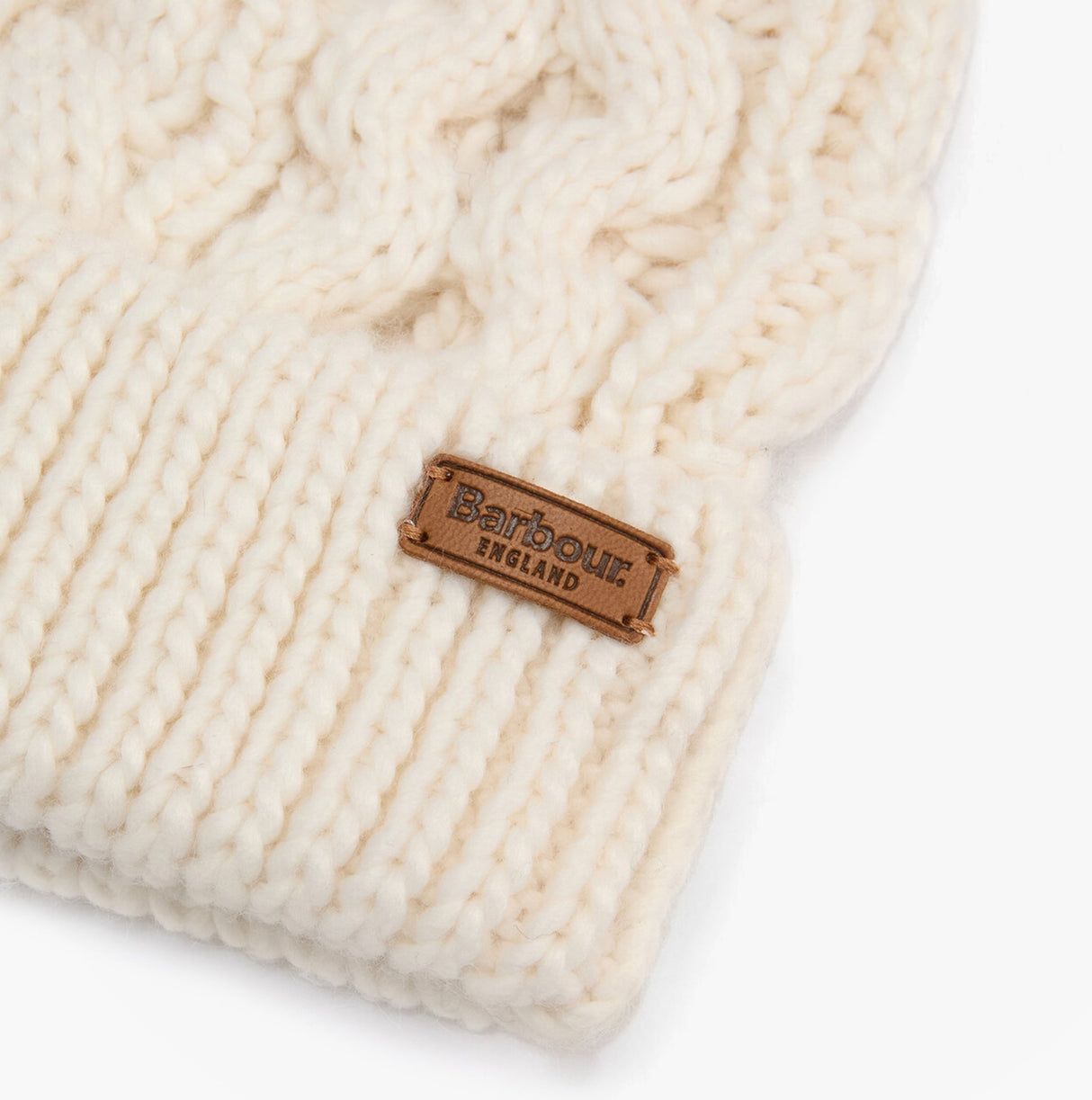 Barbour PENSHAW BEANIE & SCARF Gift Set Womens Cloud