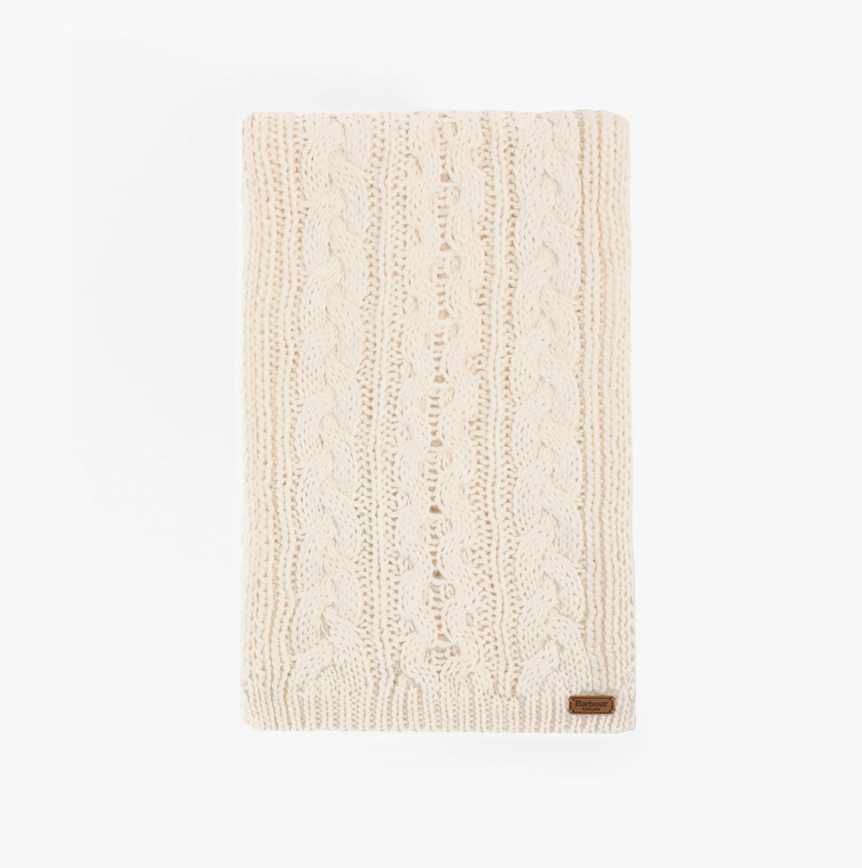 Barbour PENSHAW BEANIE & SCARF Gift Set Womens Cloud